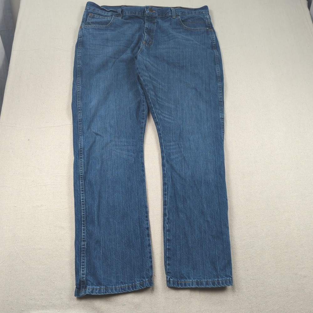 Wrangler Jeans Mens 40x32 Blue Retro Relaxed Boot Cut Western Cowboy